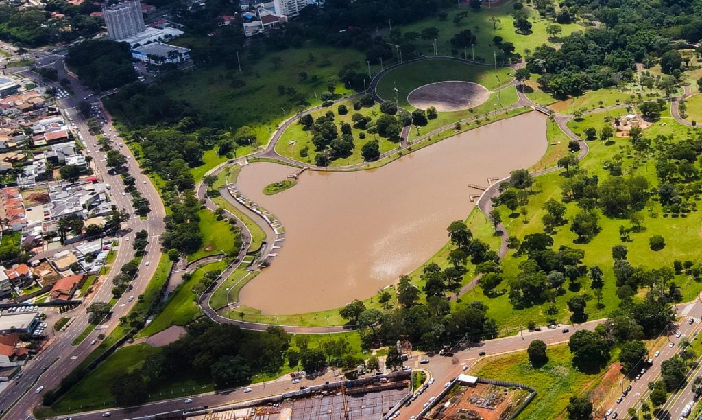 Imagem aérea da área que foi doada.